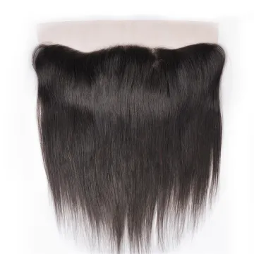 natural color 100% human hair lace front closure high quality closure brazilian hair extension