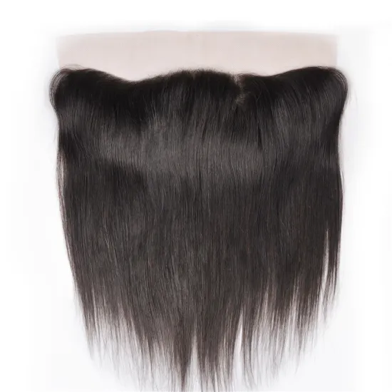 natural color 100% human hair lace front closure high quality closure brazilian hair extension