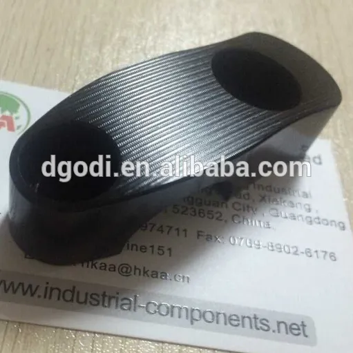 oem cnc machining black anodized aluminum motorcycle handlebar clamp