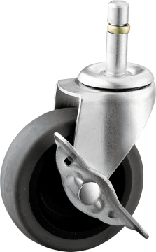خفيفة واجب قبضة حلقة Stem TPR Casters