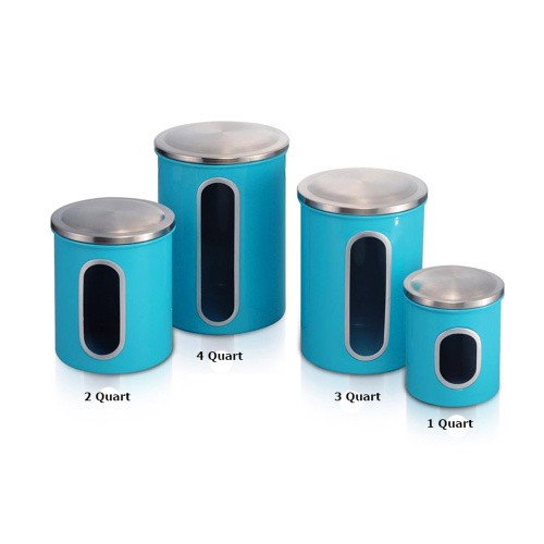 China airtight light blue storage bin Manufactory