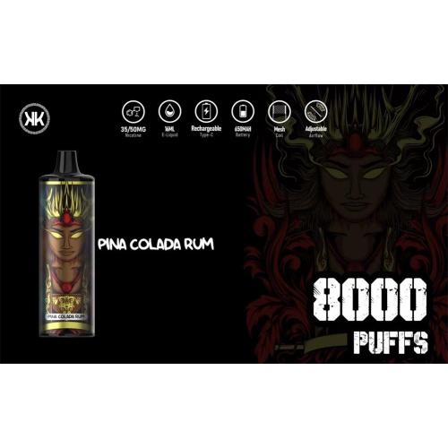 KK Năng lượng ban đầu 8000 thiết bị Vape dùng một lần