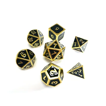 Custom 12-Sided Metal RPG Dice for Board Games