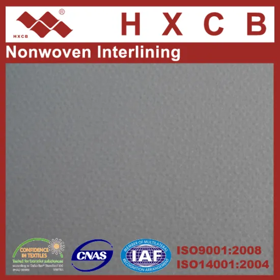 (6090WG)NonWoven Interlining Fabric nonwoven fusing interlining fabric