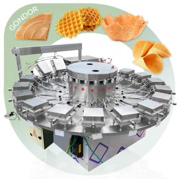 Máquina de bateadores de cono de helado semiautomático