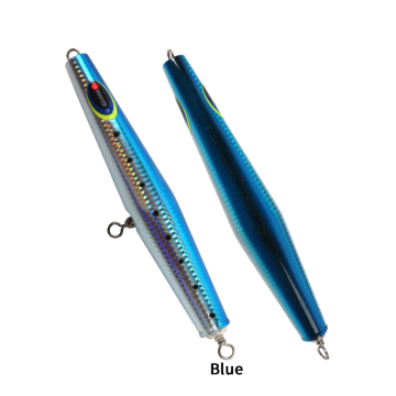 Topwater Floating Wooden Stick & Popper Fishing Lures 60g 75g - Saltwater Trolling Bait
