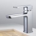 China Chrome + White Wash Basin Mixer Water Saving Tap Faucets Bathroom Taps