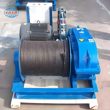 Electric Winches, Manual Winches, Wire Rope Slings & Crane Equipment for Construction Industries