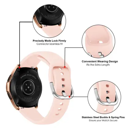 For Huawei Watch GT/GT2 46mm/GT 42mm 46mm Smart Watch for GT242mm watchstrap Silicone Watchbands 20mm 22mm watch band bracelet