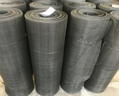 low carbon steel wire mesh aluminum