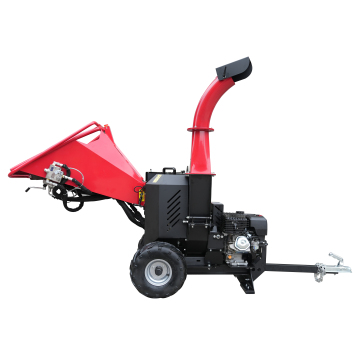 High-Quality 5 Inch Gasoline Wood Chipper with Hydraulic Feeding