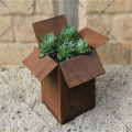 Corten Steel Long Planter Rectangular