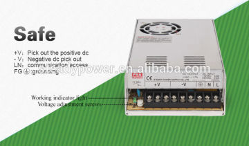 S-300W 5v 7.5v 12v 24v 36v 48v professional customized power supply/waterproof