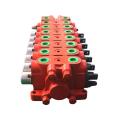 6 spools hydraulic parts directional control hand valve