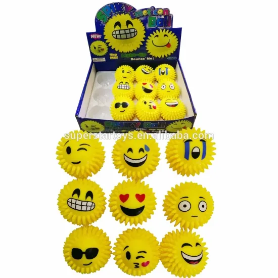 51601206-19 emoji sunflower LED lighting puffer ball