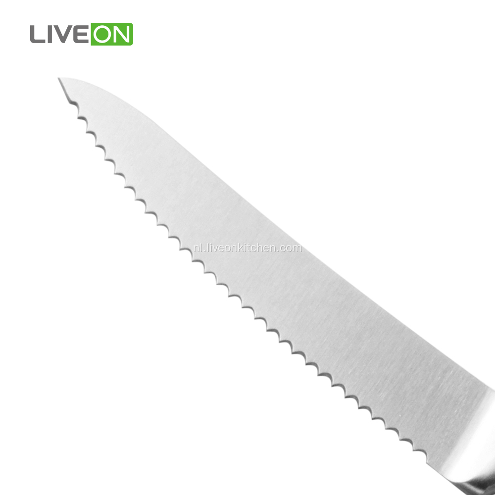 4-delige holle steelknife van steak