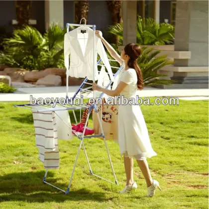 Bonunion outdoor d rack clothes gullwing drying rack for clothes 0920