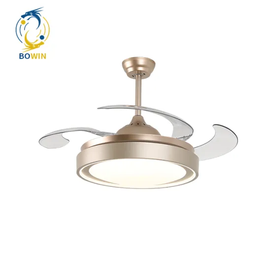 CE CB Certified Safety Noiseless Ceiling Fan with One Lamp