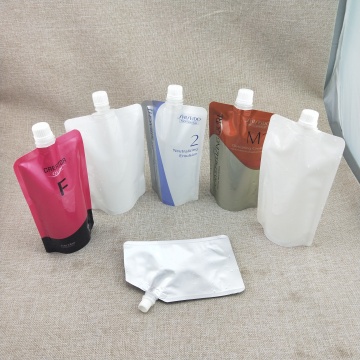 Custom size reusable sealing spout top plastic nozzle-bag