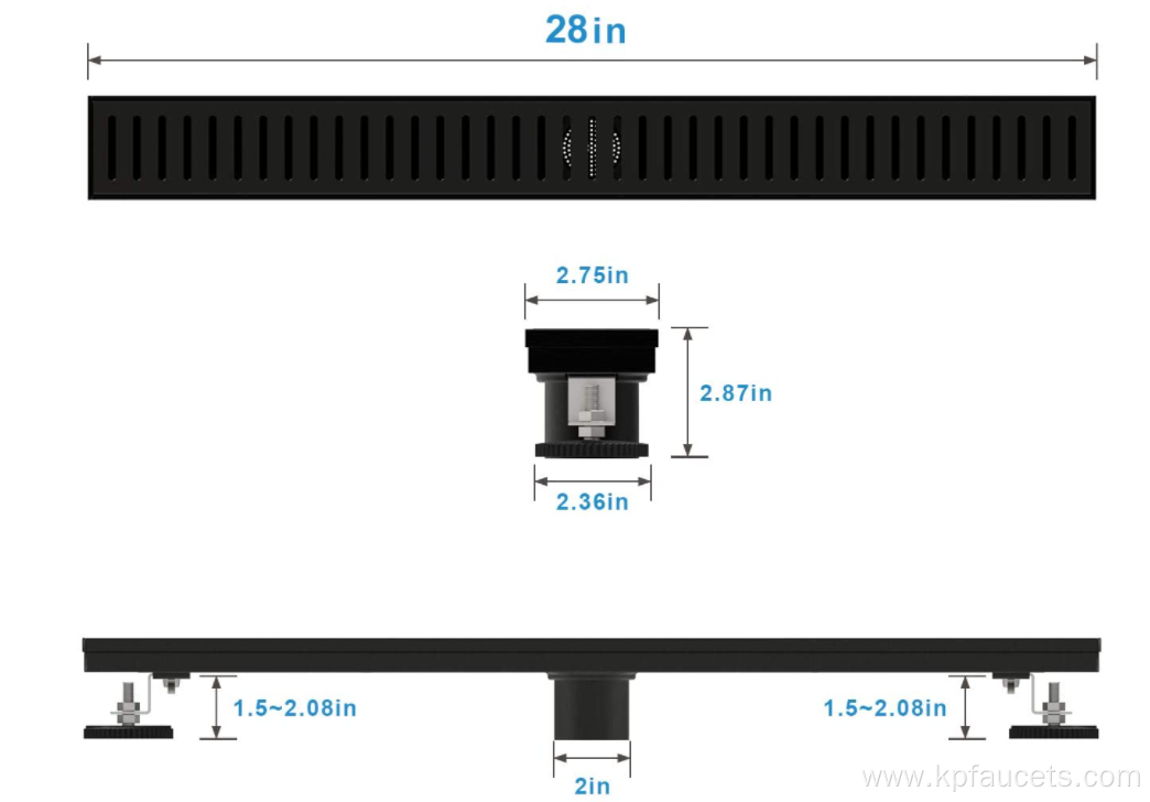 Price Transparency Adjustable Floor Drain With Accessories