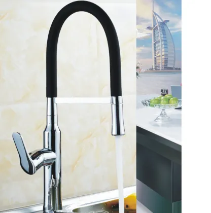 Wenzhou Feenice Chromed Faucet - Kitchen Gourmet Black