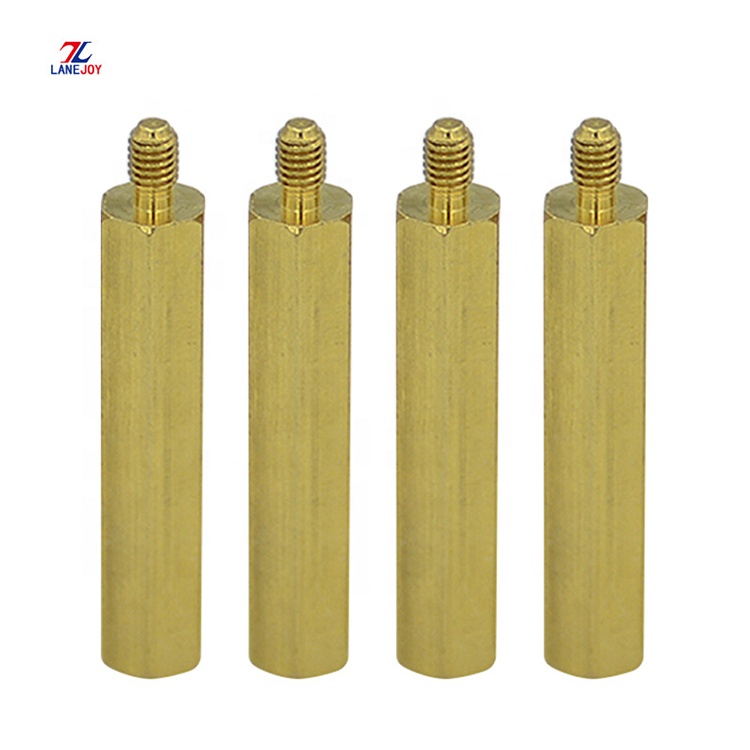 Customized Long hex brass coupling nut