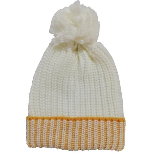 Big pompon kids beanie