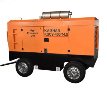 Kaishan KSCY -400/14.5 400CFM 14.5BAR DIESEL ضاغط المسمار الجوال - المصنع سعر رخيص