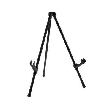 Black Steel Portable Tabletop Easel, 14 Inch Height