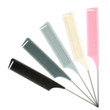 Wanmei Factory Direct Salon Hair Dye Plastic Rat Tail Comb