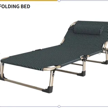 Lightweight Portable Aluminum Beach Chair with Canopy and Sleep Function