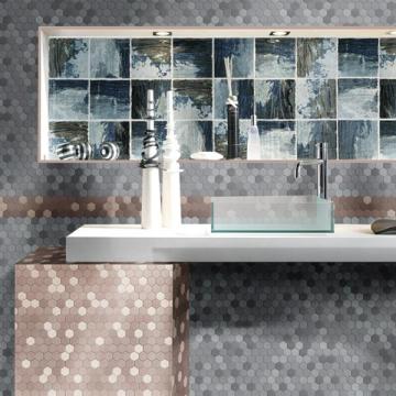 2016 fashionable classical wall and floor foam hexagon tiles