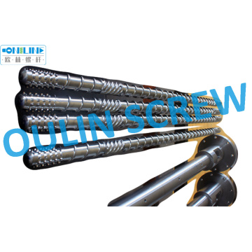 Bimetallic Screw and Barrel for Recycled PE Film, Rubbish Bag