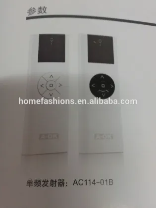 A-OK Tubular motor group Remote Control