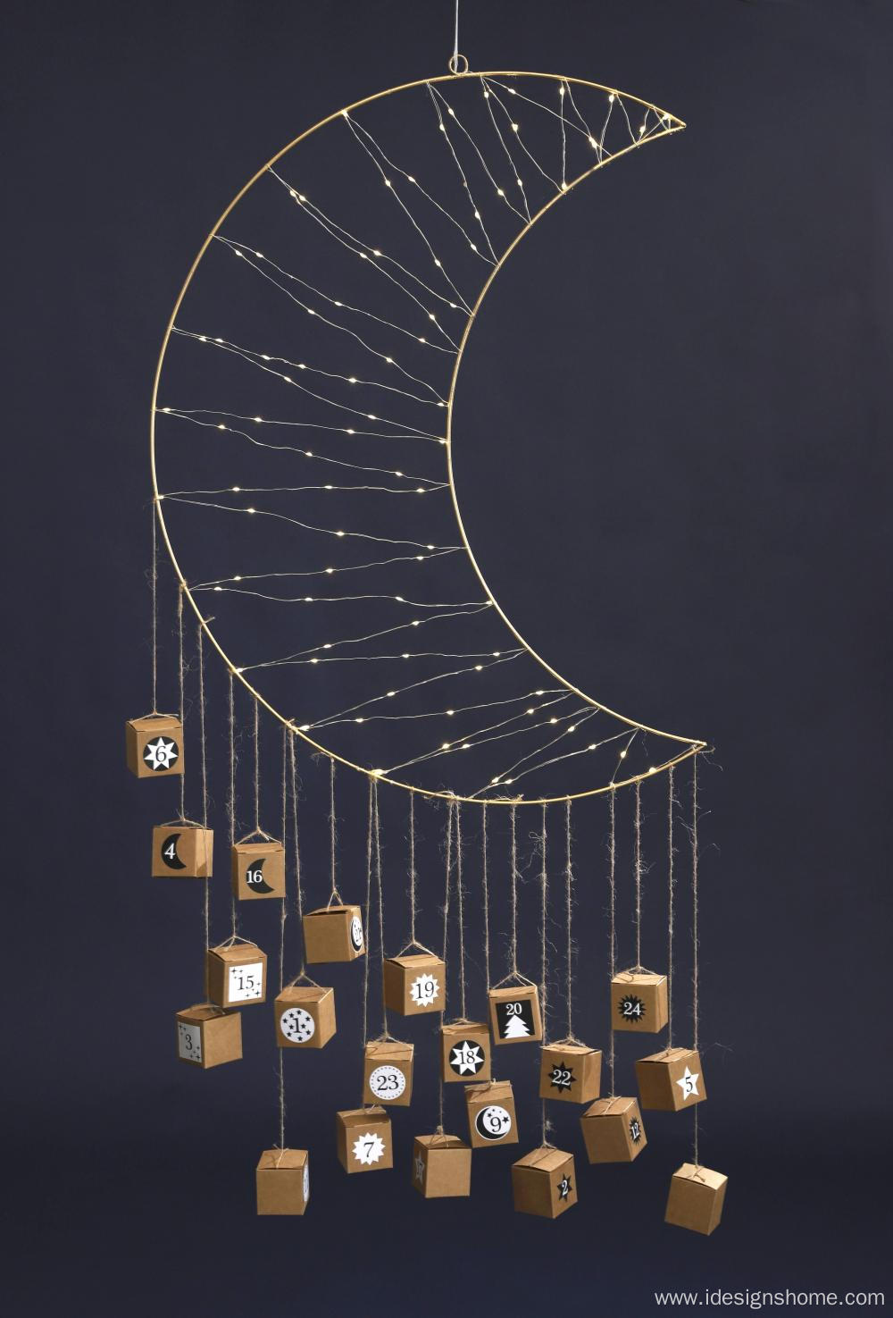 Advent Calendar Boxes light for Christmas Gift