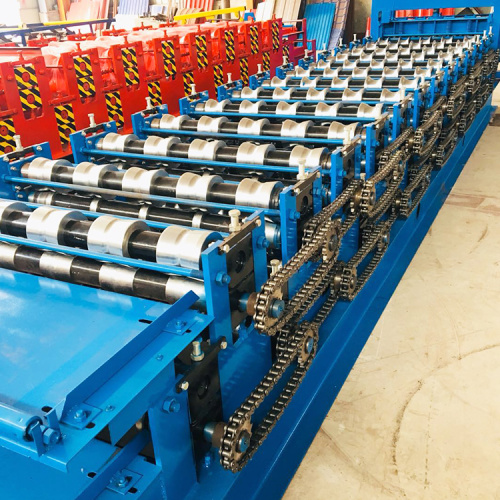 Double layer roofing sheet roll forming machine