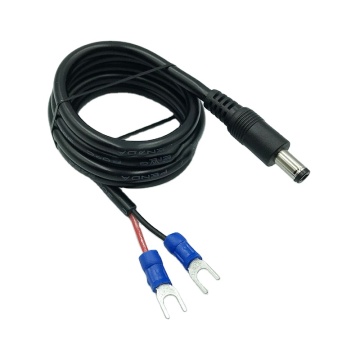 DC5.5*2.1 Connector Male to U-Type Terminal Line Test Line Connecting Fork 2-4Smm 0.75 Square Full Copper Bold