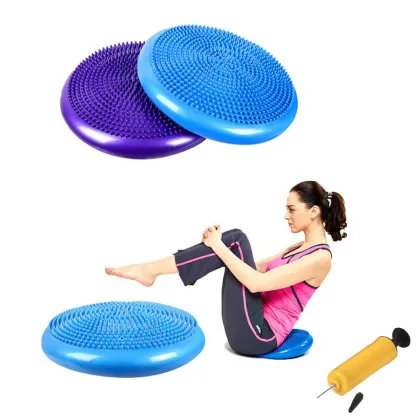 Durable pump Inflatable Yoga Massage Pad Balance Disc