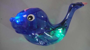 Sea Lion Blowing Bubble With Light and Music