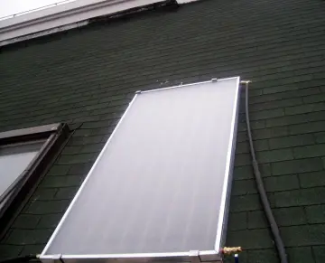 Copper Pipe Aluminum Fin Solar Panels to Heat Water
