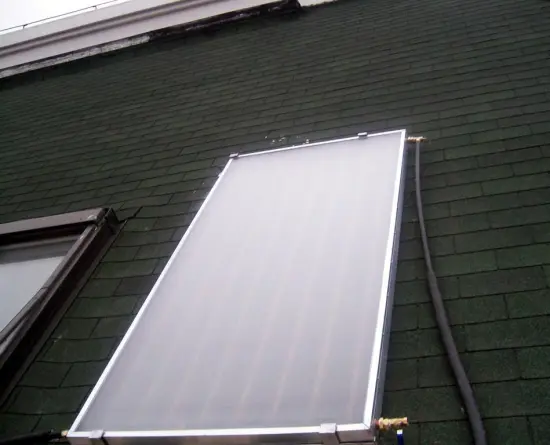 Copper Pipe Aluminum Fin Solar Panels to Heat Water