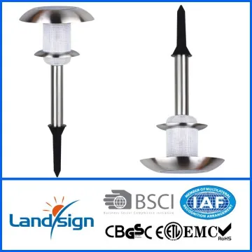 Solar garden light stainless steel