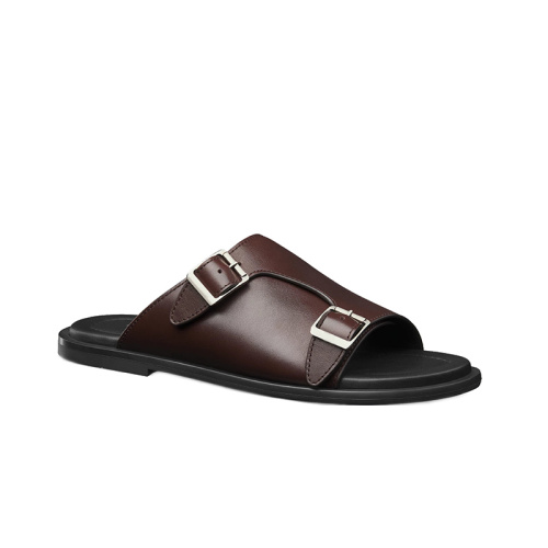 Trendy Men's Soft Leather Slippers