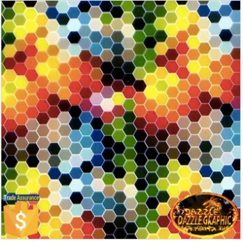 Unmatched Quality Color Polka Dot Design Film Dazzle Graphic DGJJ-711 Width0.5M HydroGraphic Transfer Film