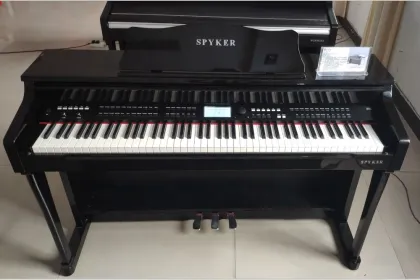 SPYKER piano !  88 Key touch sensitive electric digital piano black color HD-8838M