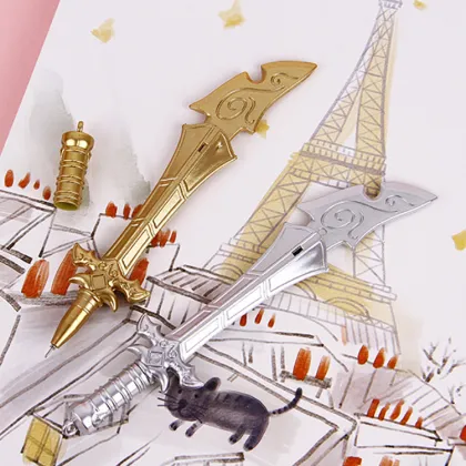 JH Game Weapon Dragon Sword Broadsword Shaped Pen