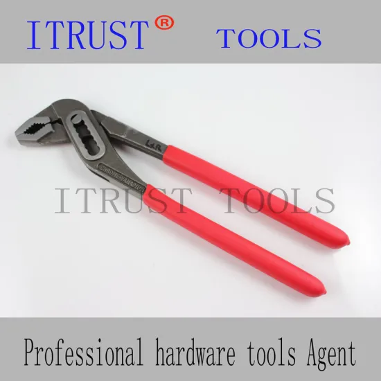 Red Dipped Handle Water Pump Plier PL1590