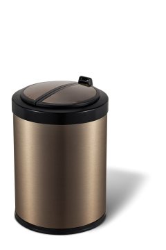 Touch-Less Hotel Round Sensor Trash Can 12 L/3.17 Gallon