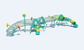 China TOP 5 Multifunction Children Outdoor Playground with plastic playground children manufacturer