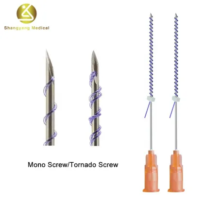 Mono screw skin pdo threads pdo screw 27g50mm